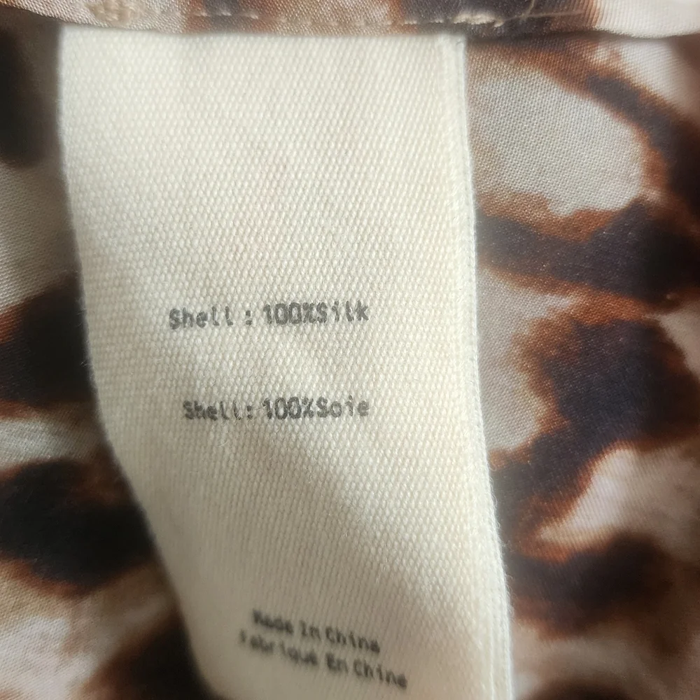 L'AGENCE Callum Leopard Print Sheer Silk Maxi Dress NWOT - Picture 10 of 11